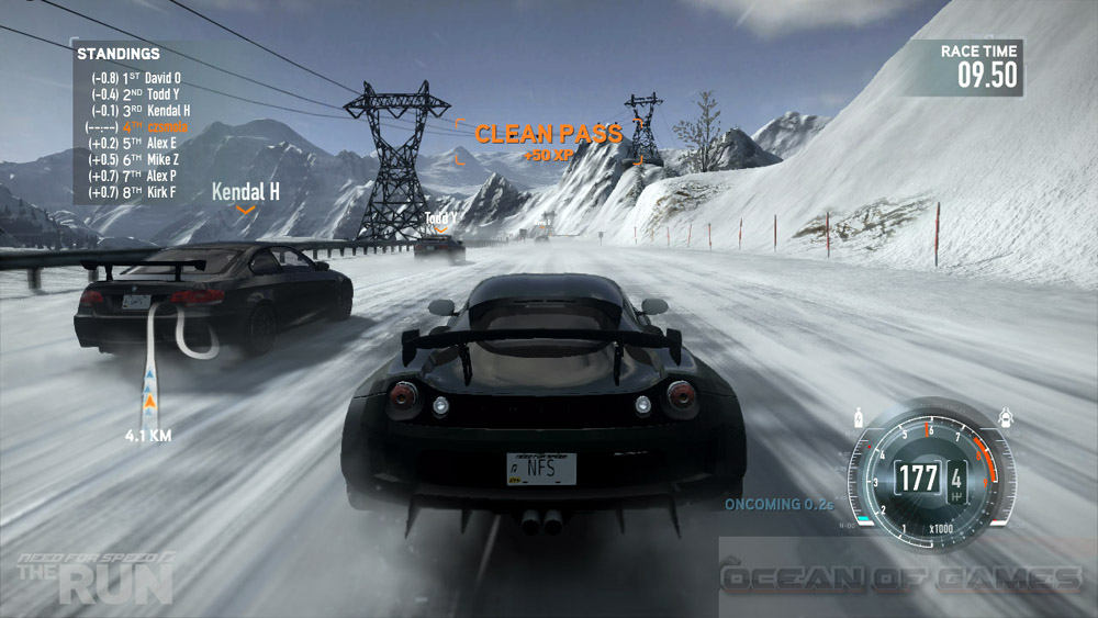 Need for Speed The Run Setup Features