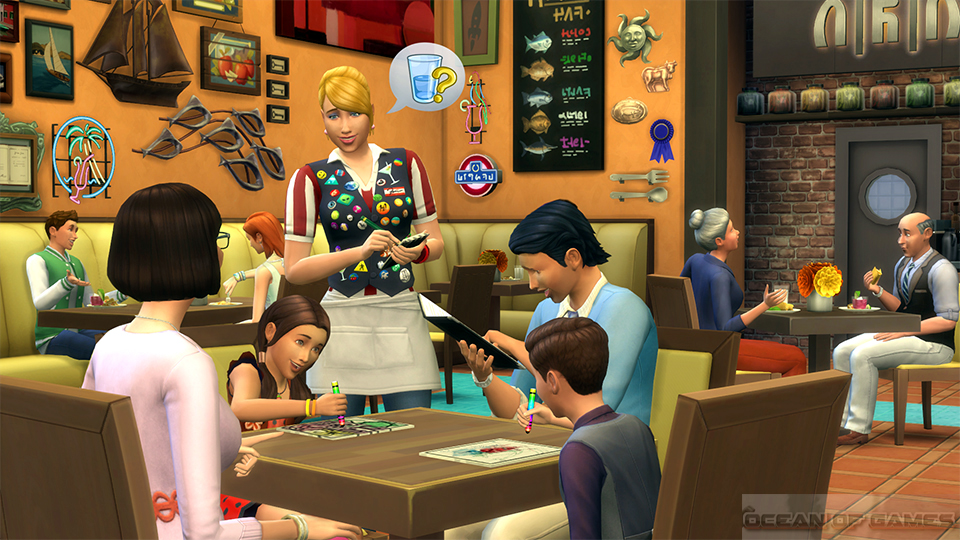 The Sims 4 Dine Out Features