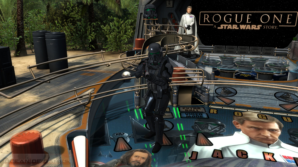 Star Wars Pinball Rogue One Features